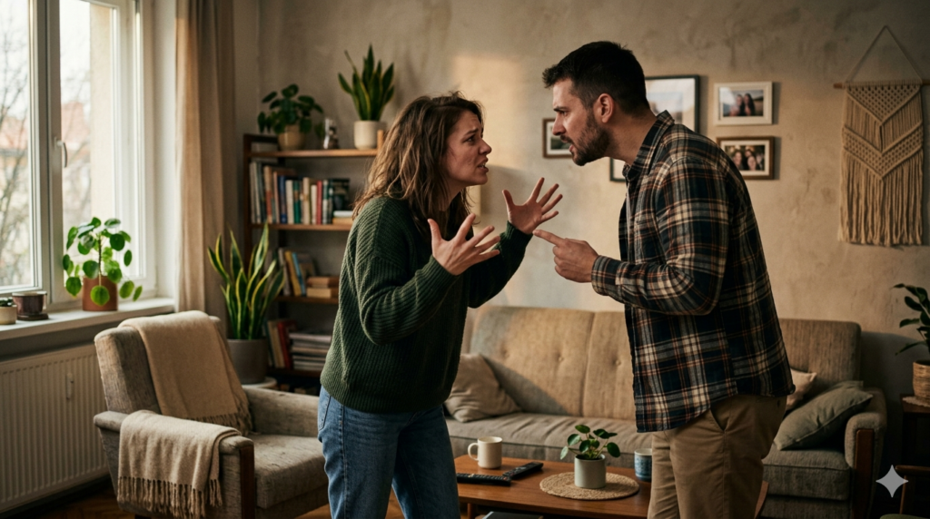 discusión de pareja comunicación emocional conflicto
